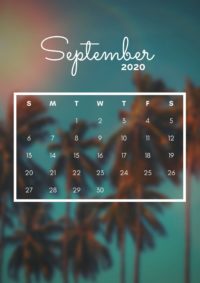 September 2020 Calendar