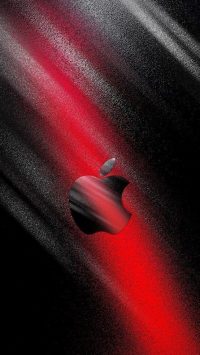 Apple Black and Red Wallpaper