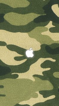 Apple Green Camo Wallpaper