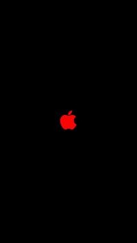 Black and Red Apple Wallpaper