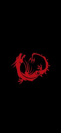 Black and Red Dragon Wallpaper