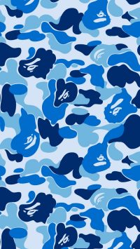 Blue Camo Wallpaper Android