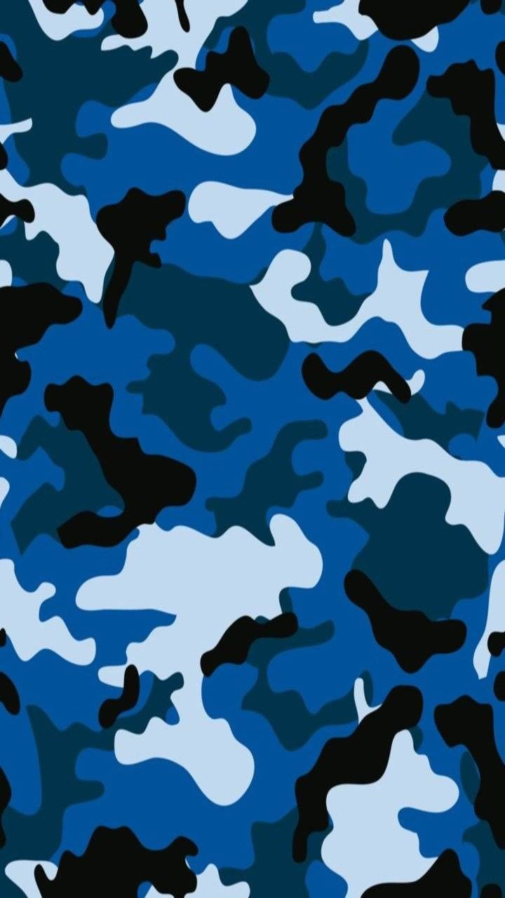 Blue Camo Wallpaper 1 Blue Camo Wallpaper