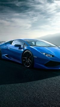 Blue Lamborghini Wallpaper