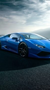 Blue Lamborghini Wallpaper