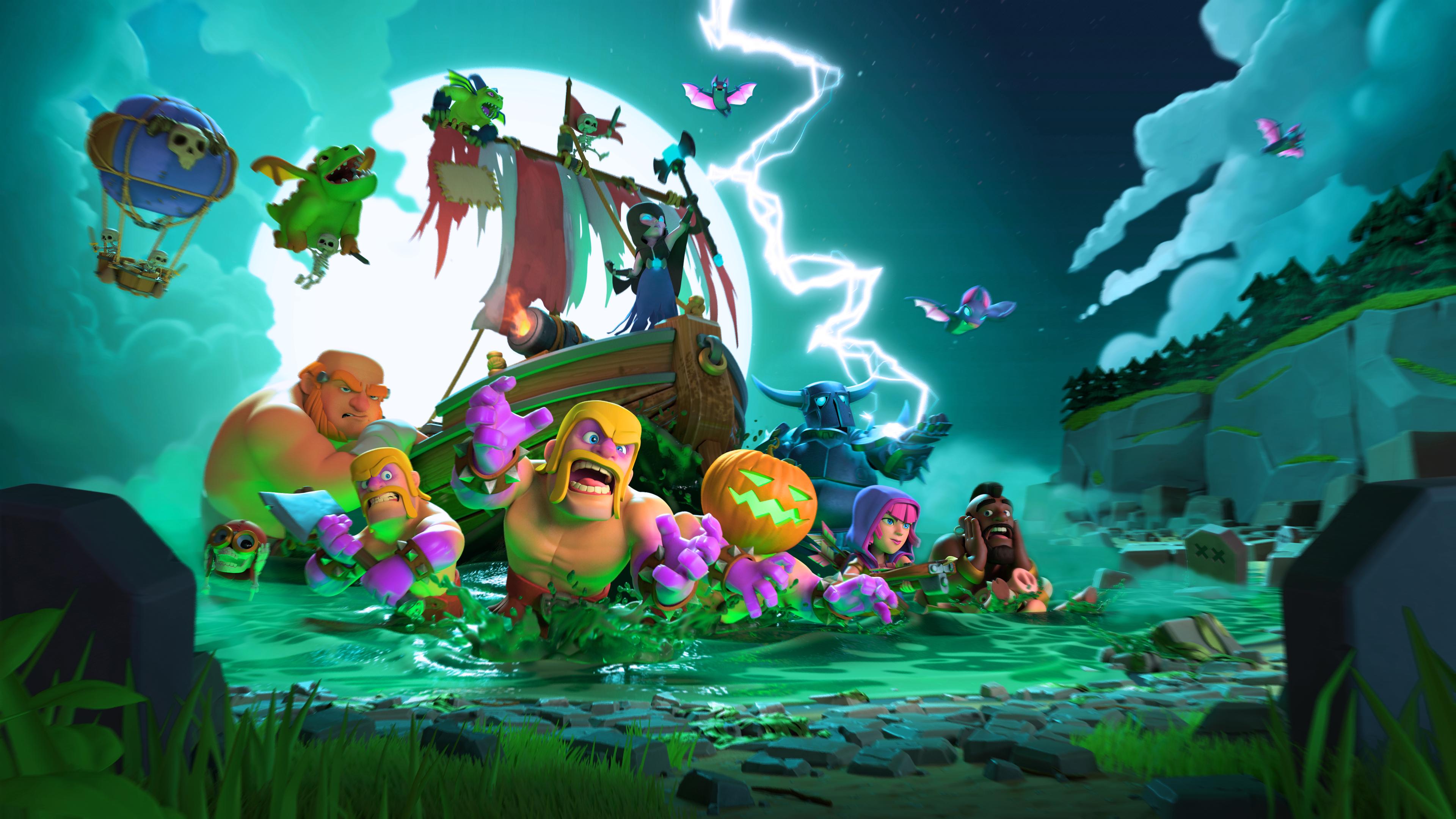 Clash of Clans Halloween Wallpaper 1 Clash of Clans Halloween Wallpaper