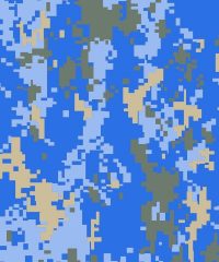 Digital Blue Camo Wallpaper