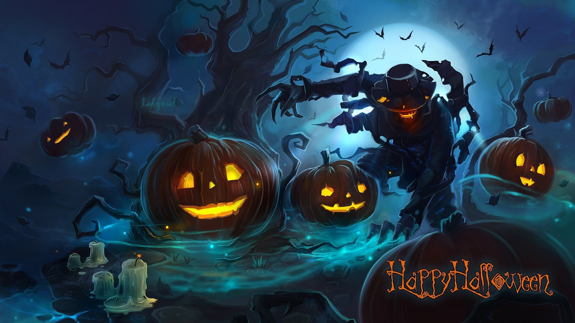 Happy Halloween Wallpaper Kolpaper Awesome Free Hd Wallpapers - halloween roblox backgrounds aesthetic