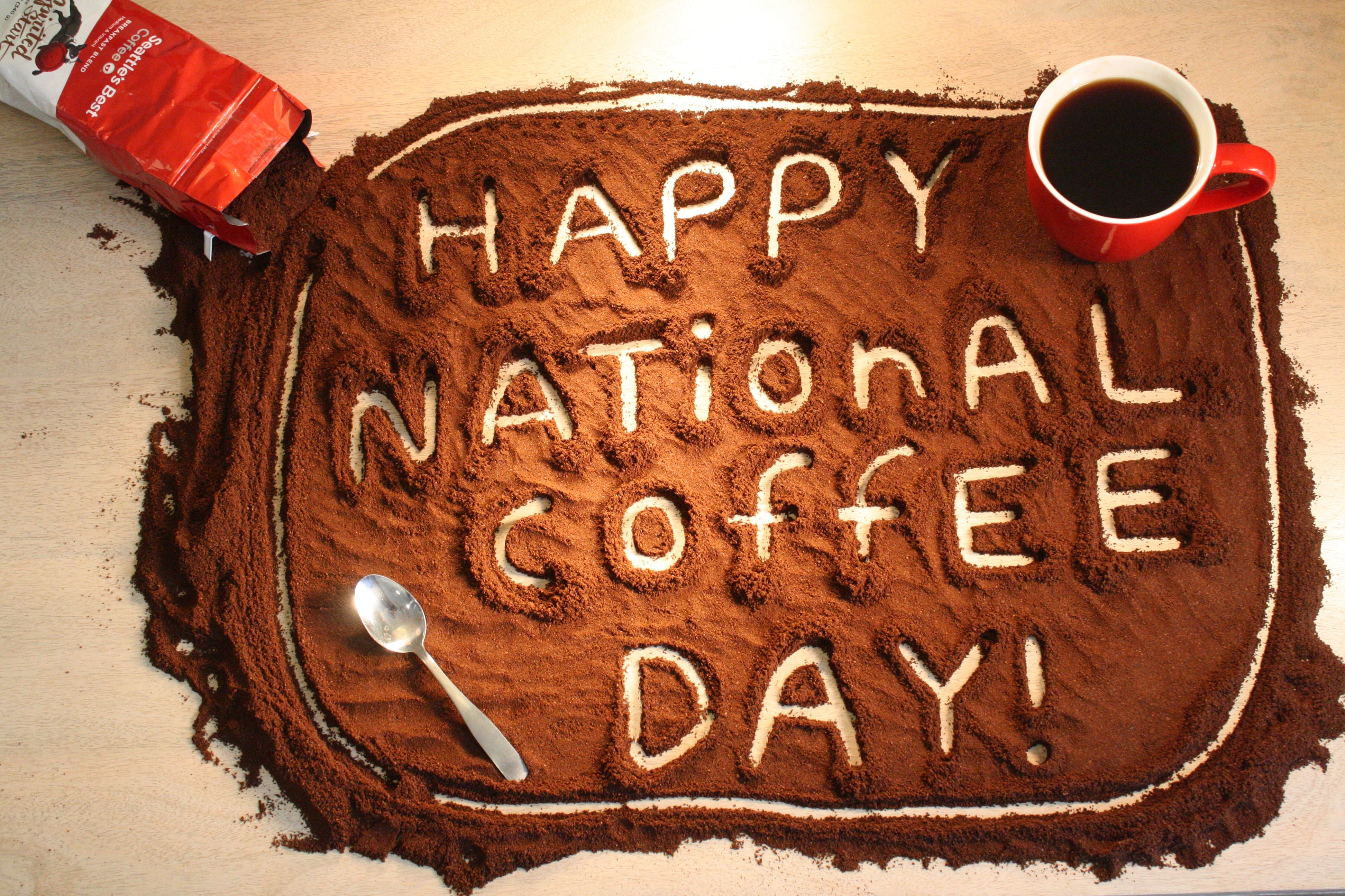 Happy National Coffee Day Wallpaper