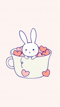 Kawaii Rabbit Wallpaper