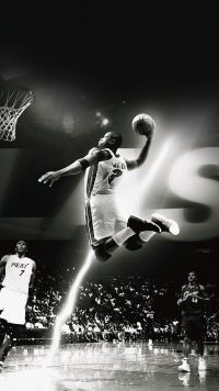 Miami Heat Wade Dunk Wallpaper