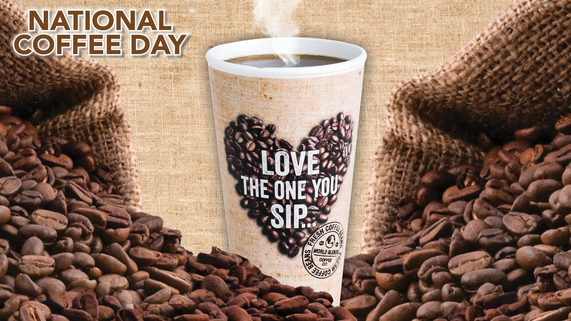 National Coffee Day HD Wallpaper