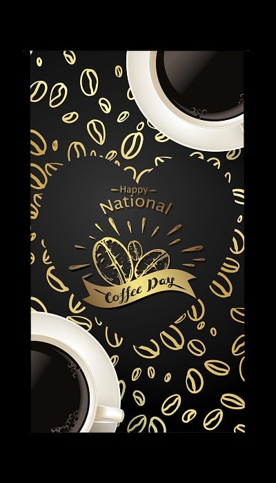 National Coffee Day Iphone Wallpaper