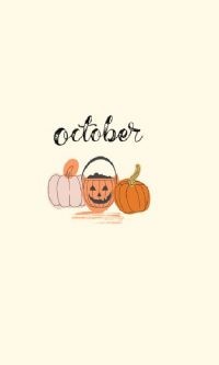 October Cute Wallpaper