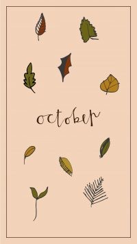October Leaves Wallpaper