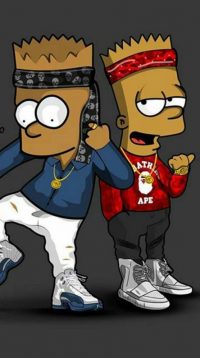 Simpsons Gang Wallpaper