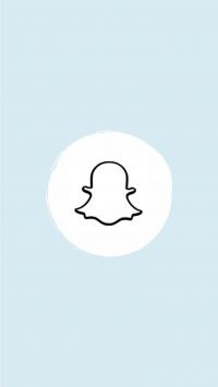 Snapchat Blue Wallpaper