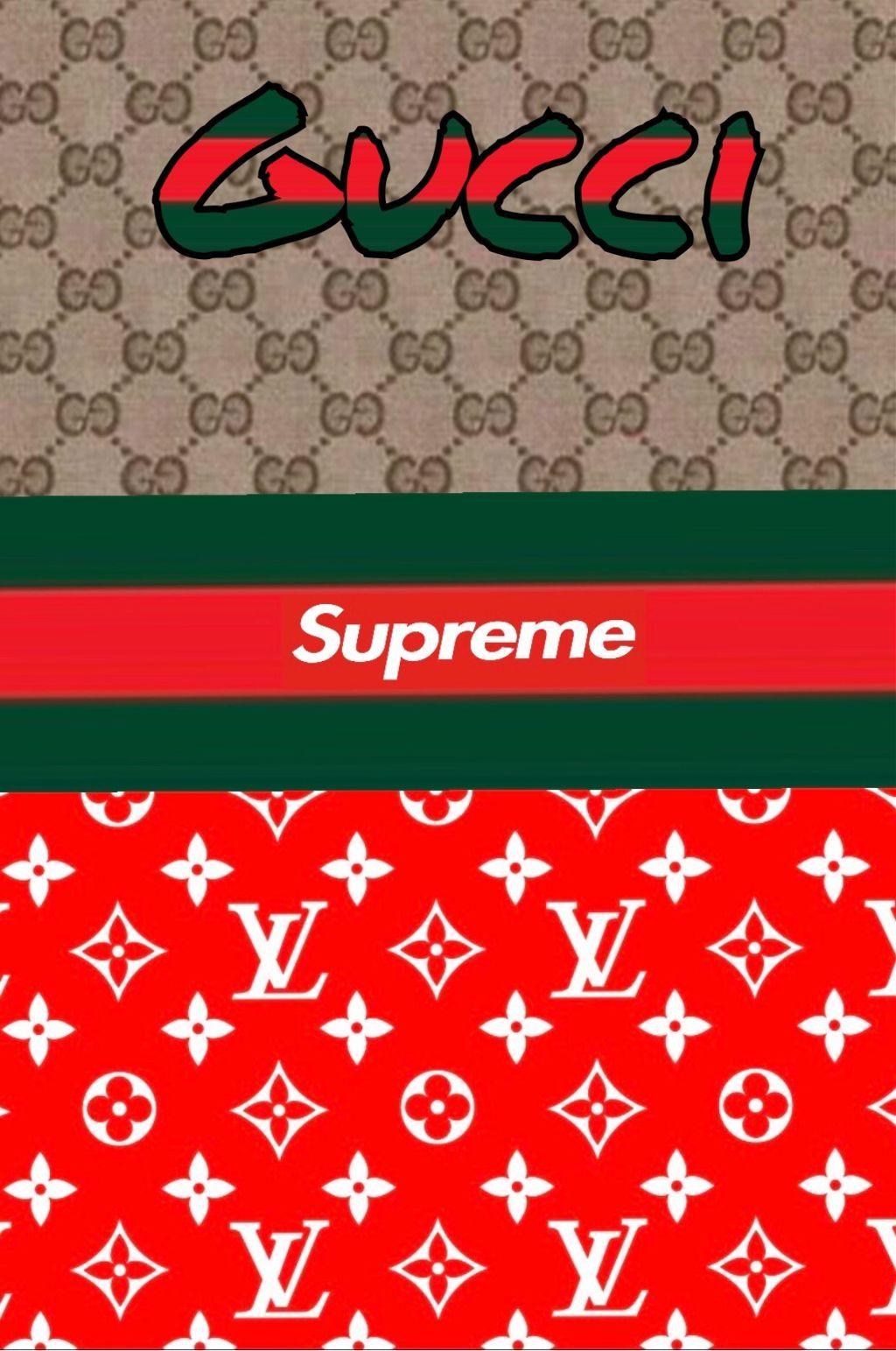 Download The Essential Piece – Supreme Gucci Wallpaper