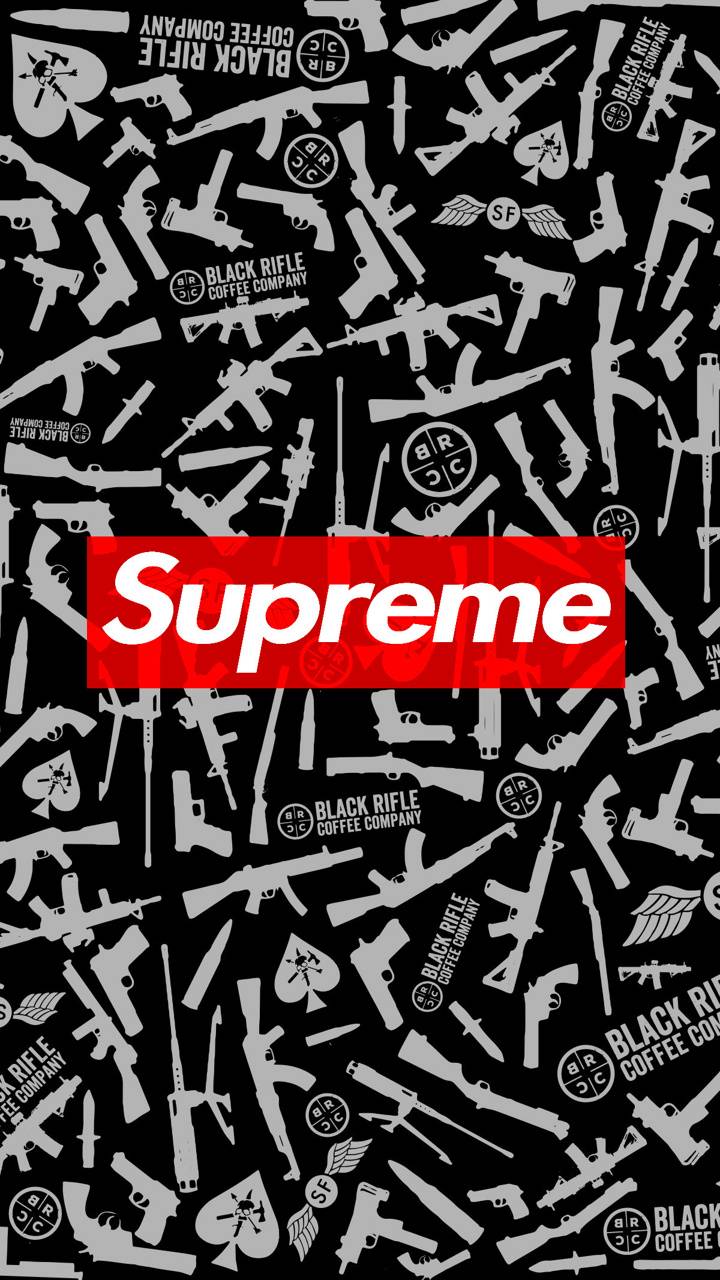 Supreme Logo Red Wallpaper - Supreme Wallpaper iPhone Free