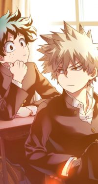 Bakugo and Izuku Wallpaper