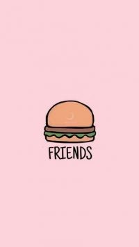 Burger Friends Wallpaper