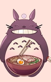 Glutton Totoro Wallpaper