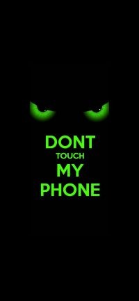 Hacker Dont Touch My Phone Wallpaper