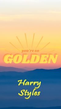 Harry Styles Golden Wallpaper 3
