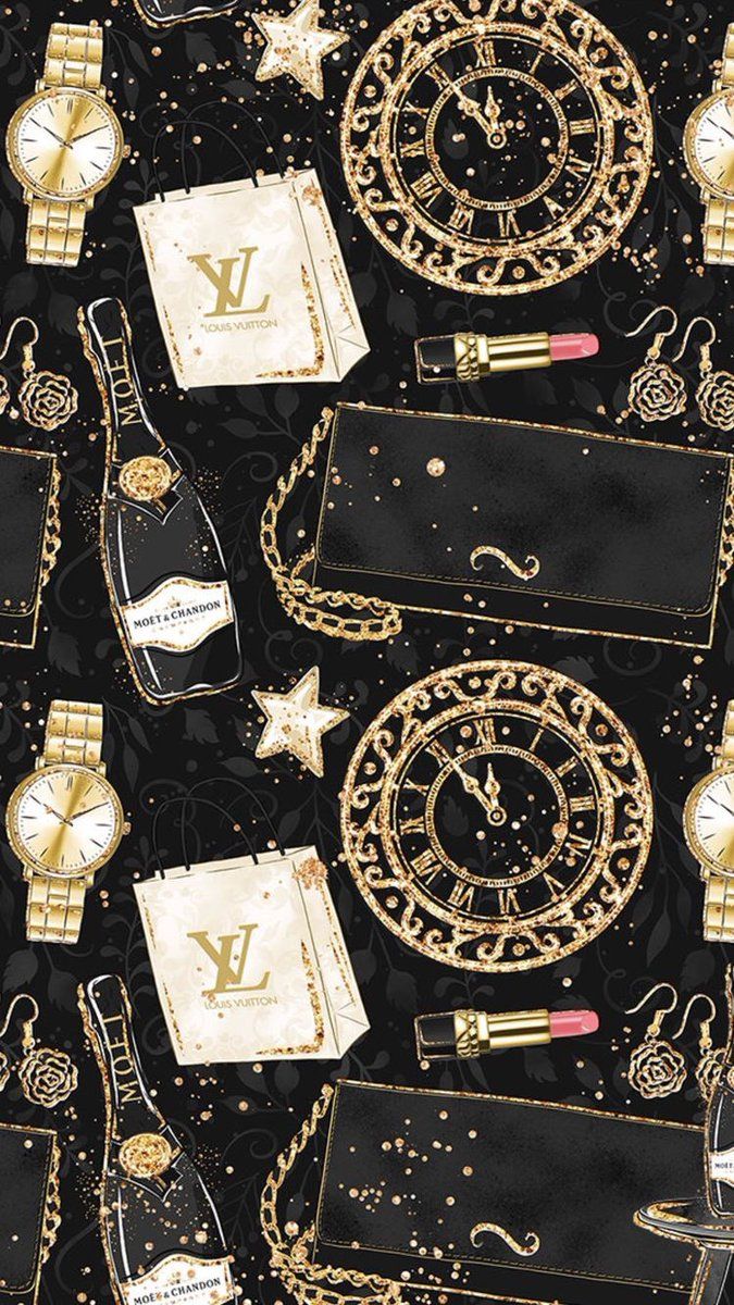 Download Dark Aesthetic Louis Vuitton Phone Wallpaper