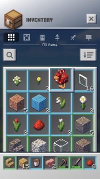 Minecraft Inventory iPhone Wallpaper