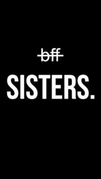 Not BFF Sisters Wallpaper