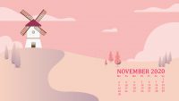 November Calendar Wallpaper HD