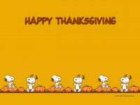 Snoopy Thanksgiving Wallpaper 2