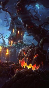 Spooky Halloween Lockscreen