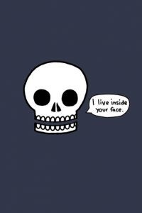 Spooky Skull Wallpaper