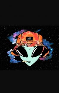 Stoner Alien Wallpaper