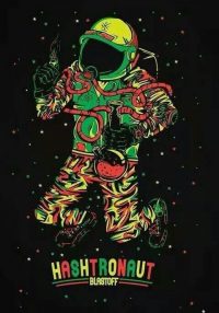 Stoner Astronaut Wallpaper