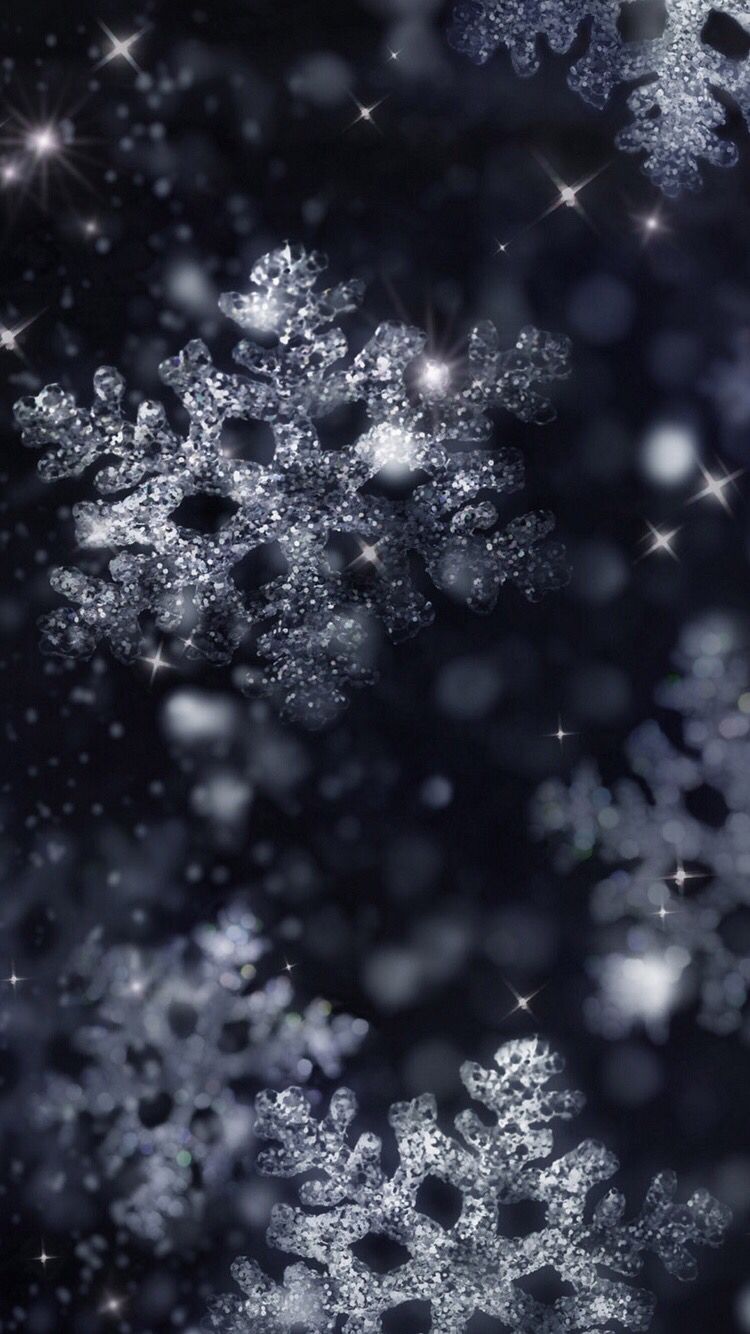 Aesthetic Snowflake Wallpaper