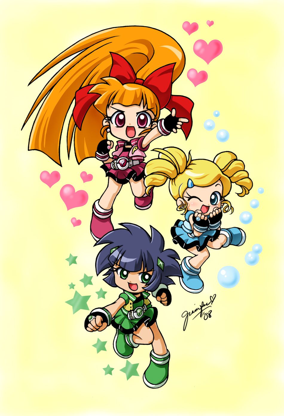 Anime Powerpuff Girls Wallpaper