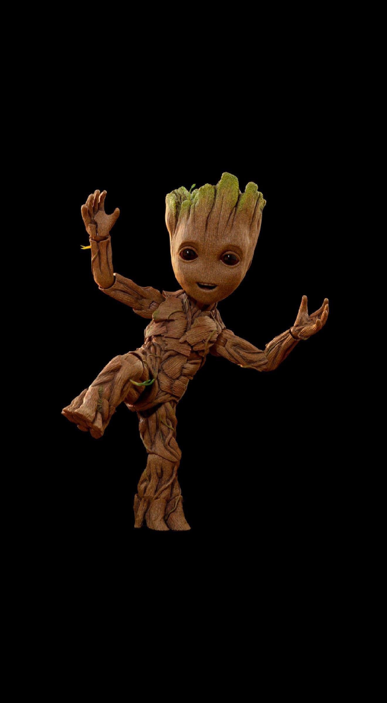 Baby Groot Black Wallpaper 1 Baby Groot Black Wallpaper