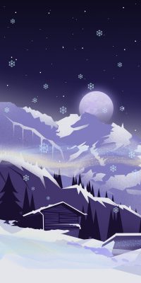 Cartoon Snow Wallpaper
