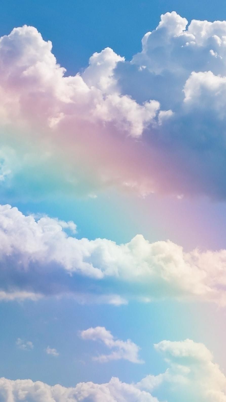 Cloud and Rainbow Wallpaper