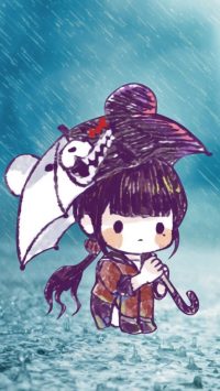 Cute Maki Harukawa Wallpaper