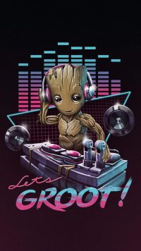 DJ Baby Groot Wallpapers