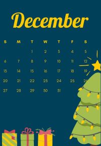 December Calendar Wallpaper 3