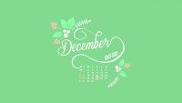 December Calendar Wallpaper Desktop
