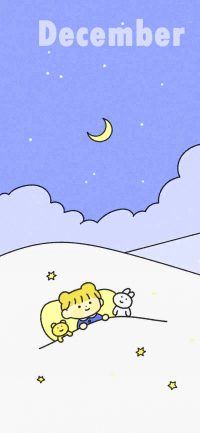 December Phone Wallpaper