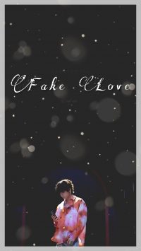 Fake Love BTS Lock Screen
