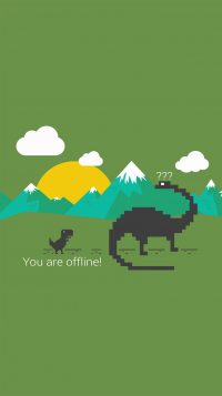 Google Chrome Dinosaur Wallpaper