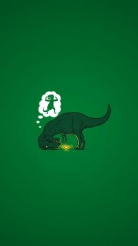 Green Dinosaur Wallpaper